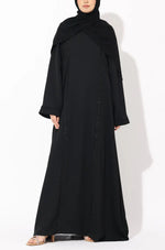 Load image into Gallery viewer, Black Chain Embroidery Abaya