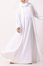 Load image into Gallery viewer, Simple Pleated Abaya
