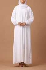 Load image into Gallery viewer, Deep Blush Nida Abaya Dress