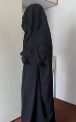 Load image into Gallery viewer, Saudi or Irani Jilbab Full Length Blue and Noise Pc Firdous Fabric