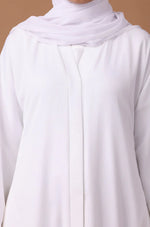 Load image into Gallery viewer, White Zoom Abaya
