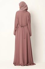 Load image into Gallery viewer, Simple Flared Abaya with Buttons