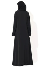 Load image into Gallery viewer, Black Chain Embroidery Abaya
