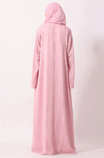 Load image into Gallery viewer, Luxury Floral Abaya Dress Powder Blue