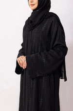 Load image into Gallery viewer, Luxury Floral Abaya Dress Powder Blue